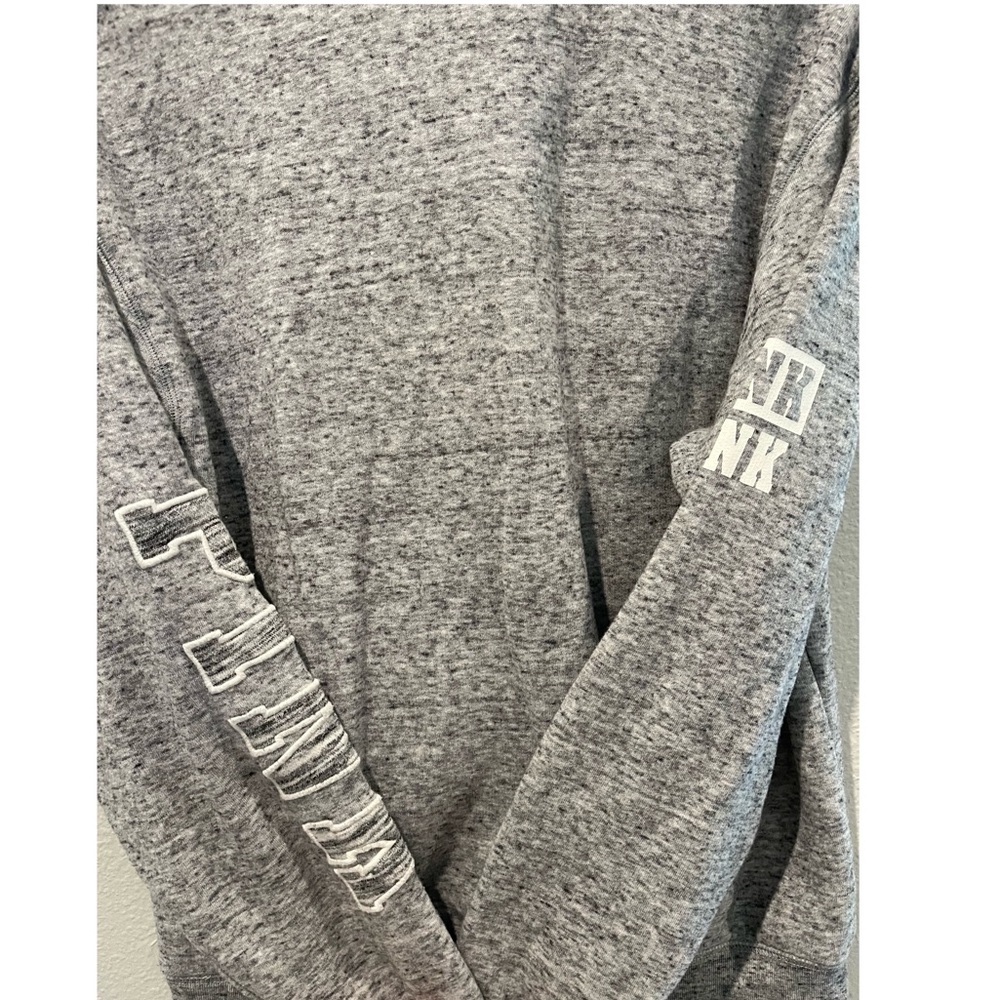 Pink- Victoria’s Secret Grey Pullover Sweatshirt - Picture 5 of 5